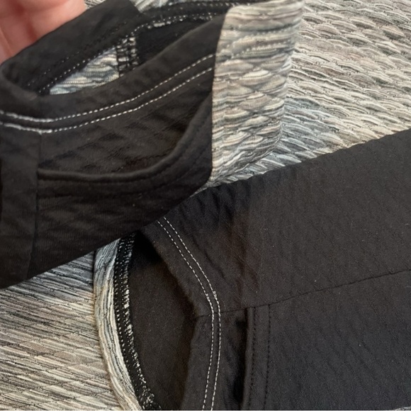 ATHLETA Snowscape Spacedye Half Zip Pullover in Gray/Black Size Small — SO COMFY - Picture 6 of 10